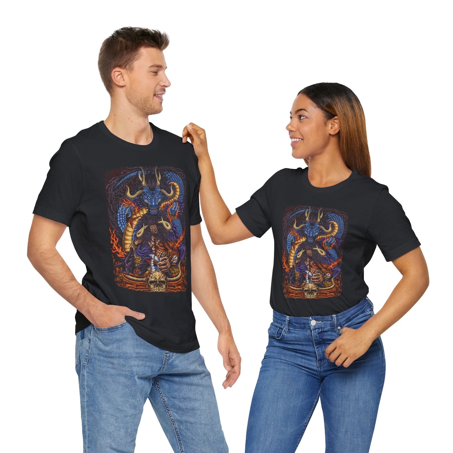 Kaido Dragon King Tee – One Piece Yonko Power T-Shirt Printify