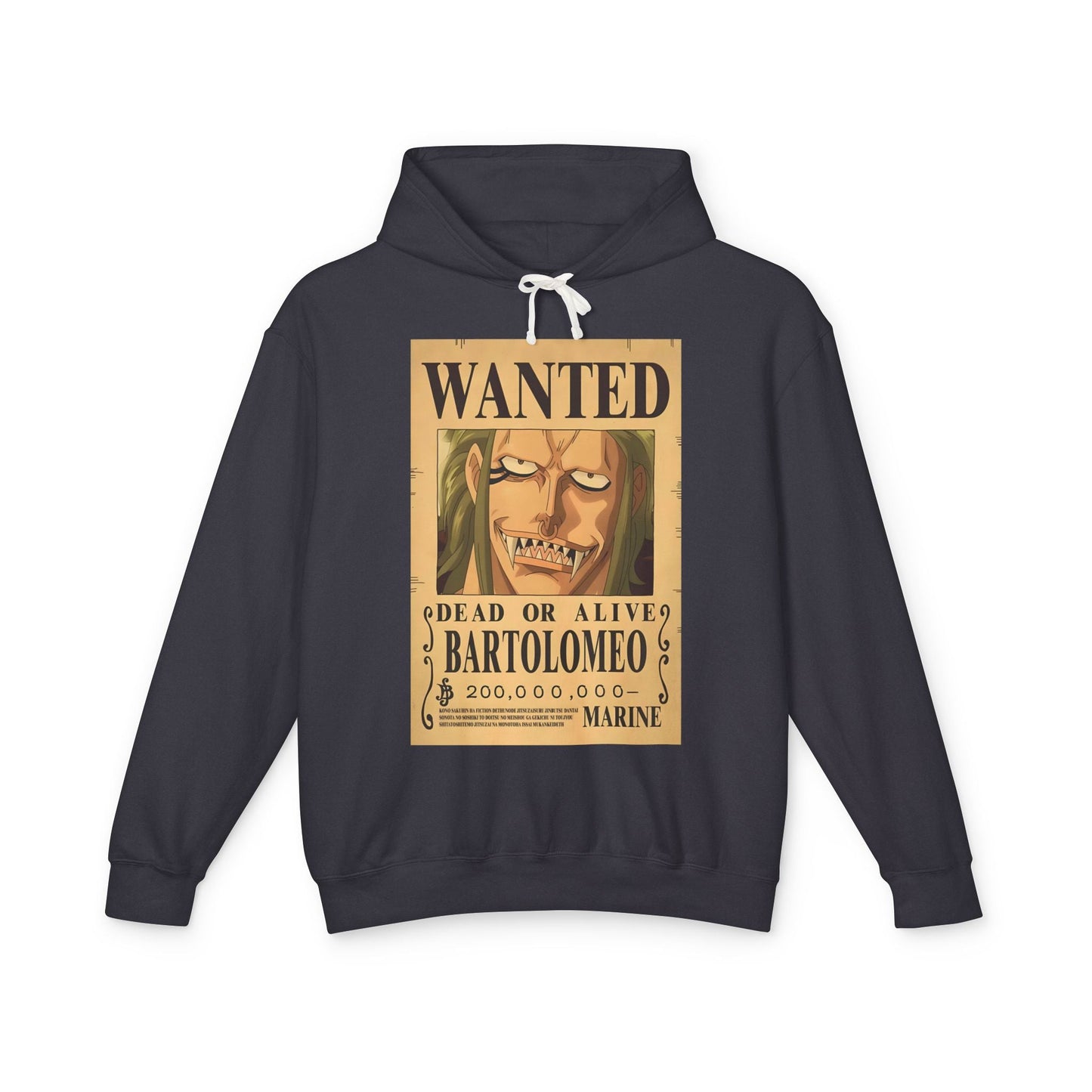 Bartolomeo Wanted Poster Men's Hoodie – One Piece Design Printify