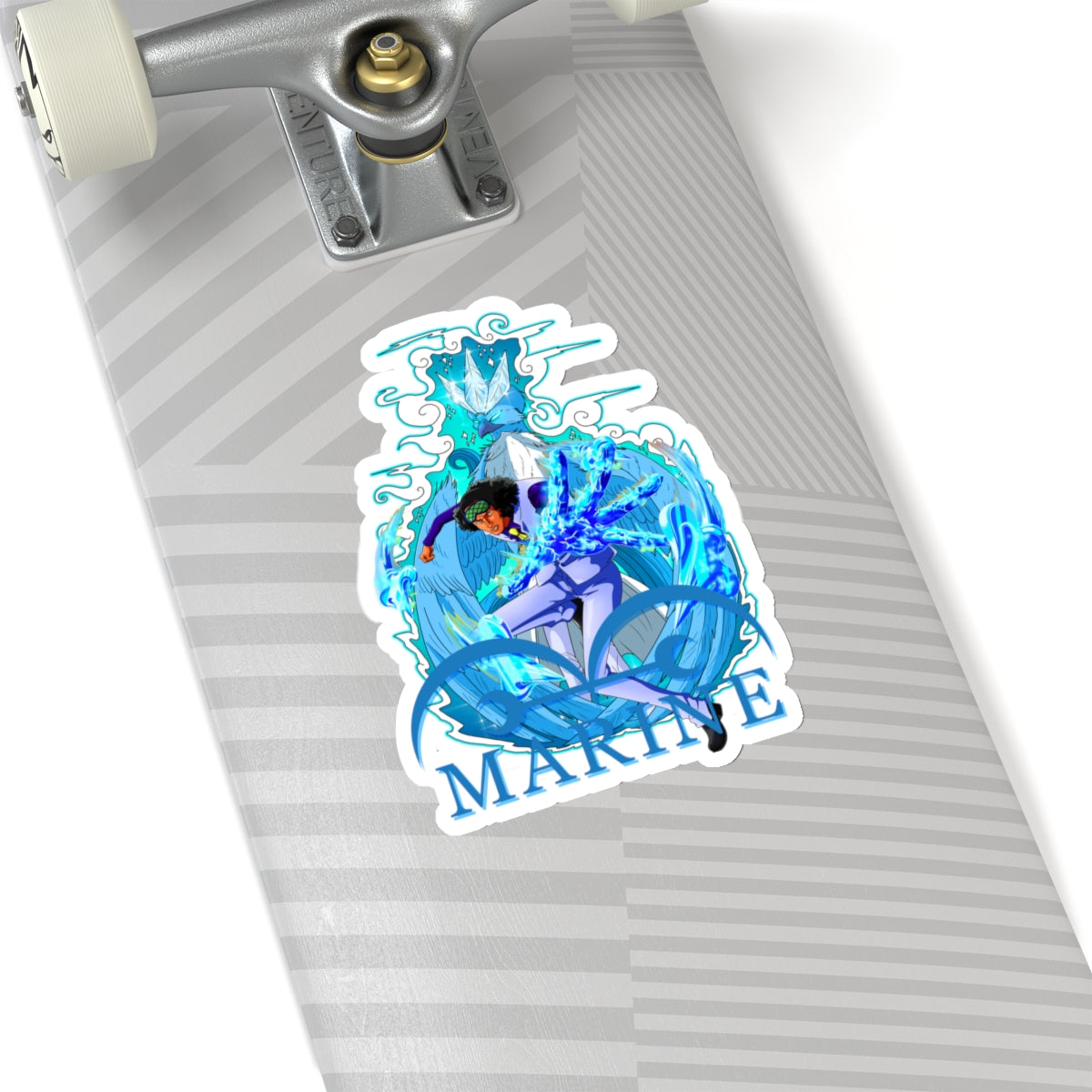 Aokiji Marine Vinyl Sticker - Ice and Justice Tribute