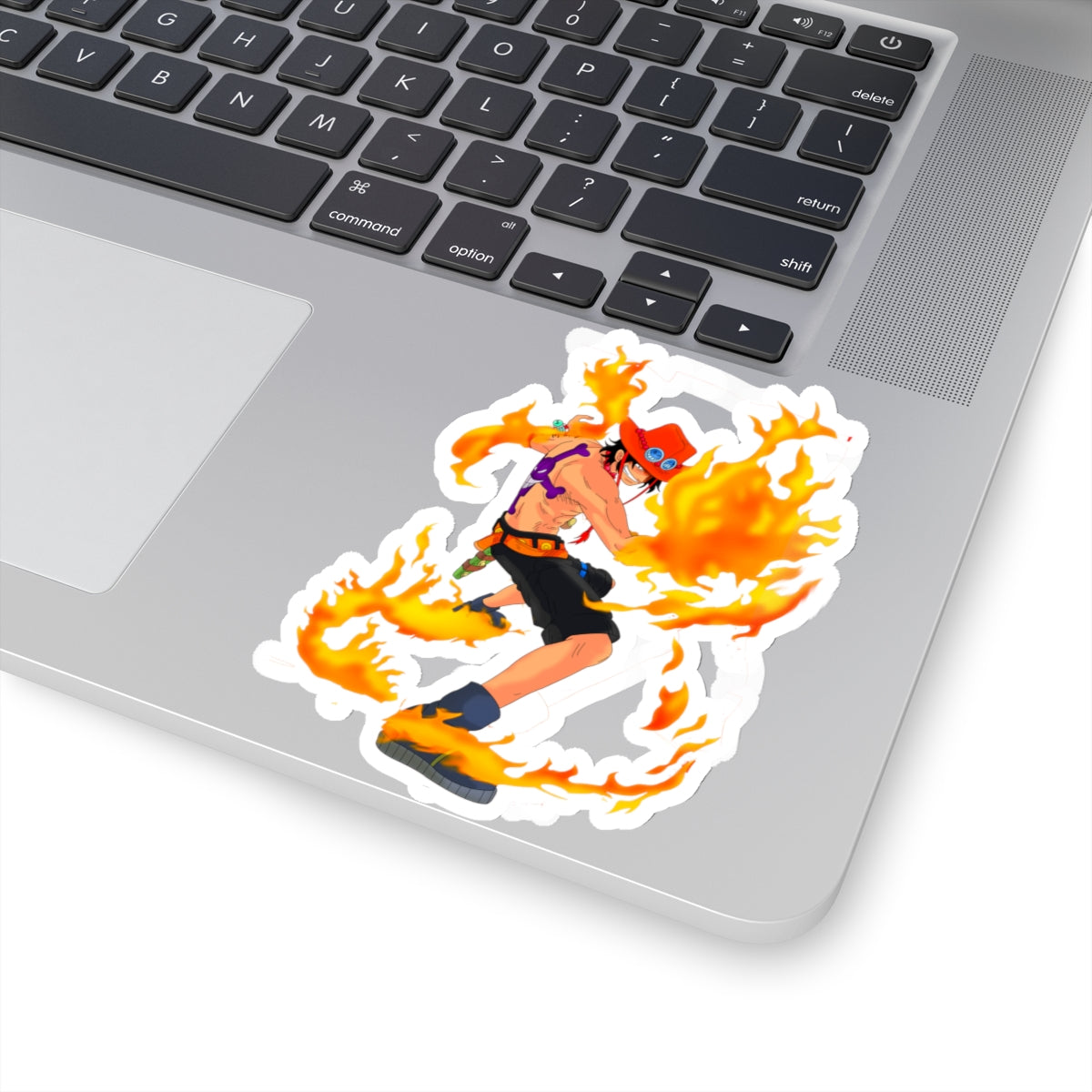 Portgas D. Ace Fire Fist Kiss-Cut Sticker – Flames of the Pirate King