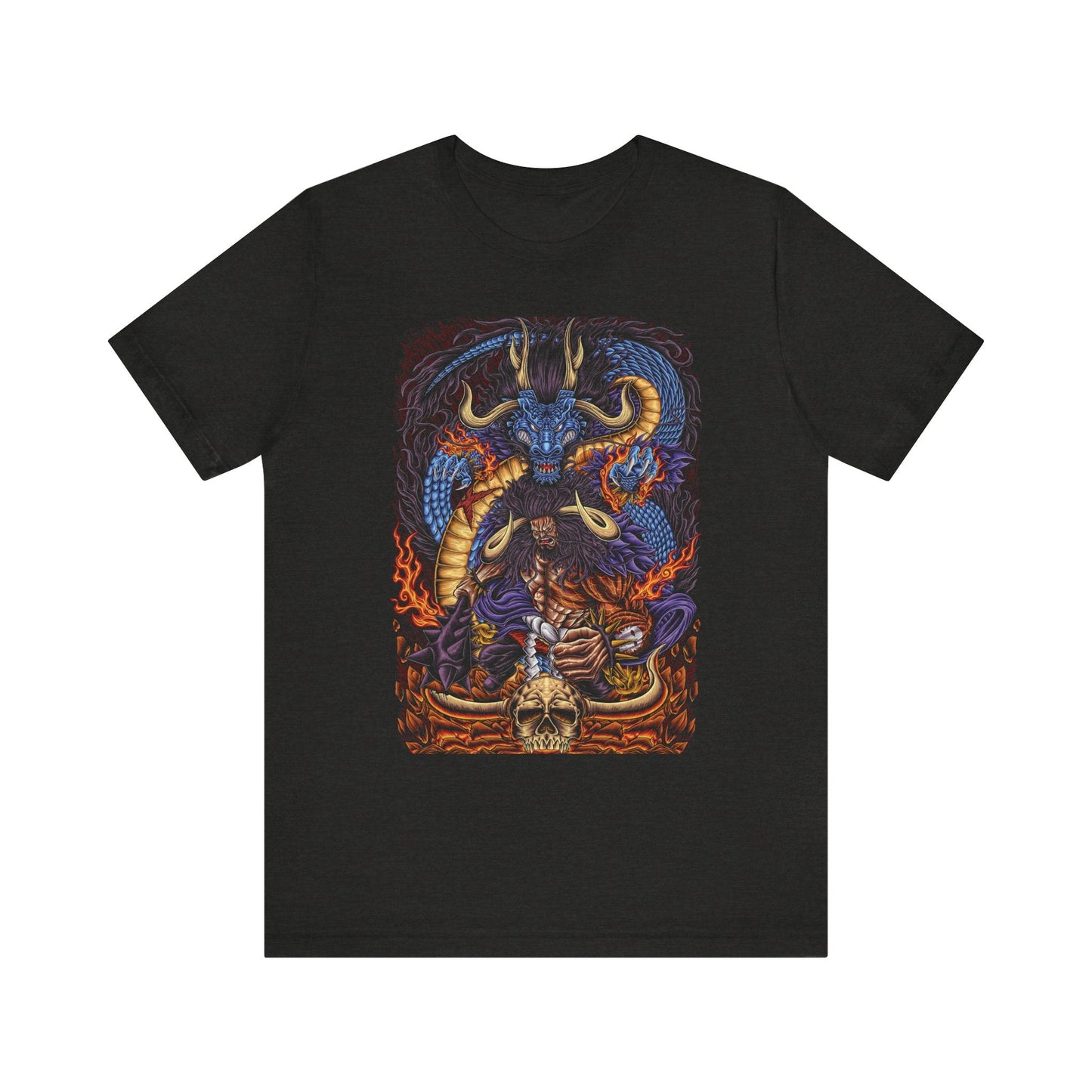 Kaido Dragon King Tee – One Piece Yonko Power T-Shirt Printify