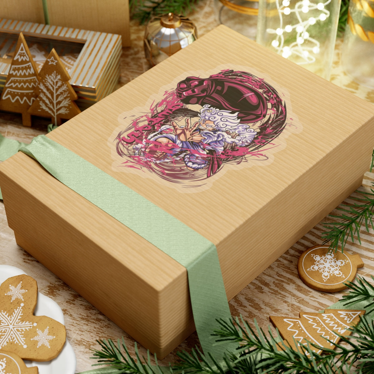 Monkey D. Luffy Gear 4 & Gear 5 One Piece Kiss-Cut Sticker – Ultimate Power Combo