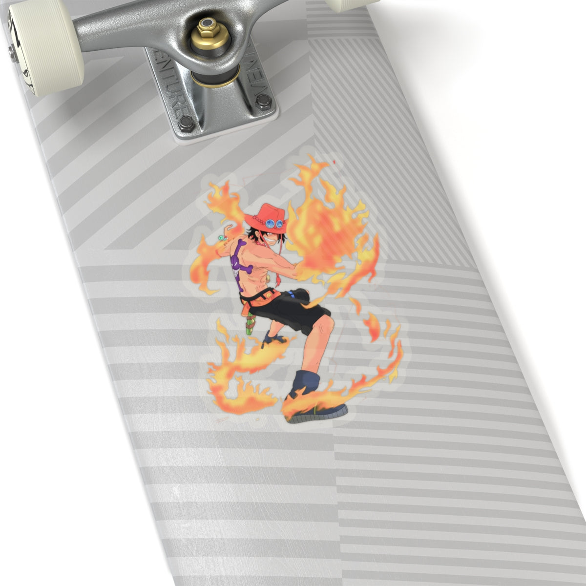 Portgas D. Ace Fire Fist Kiss-Cut Sticker – Flames of the Pirate King