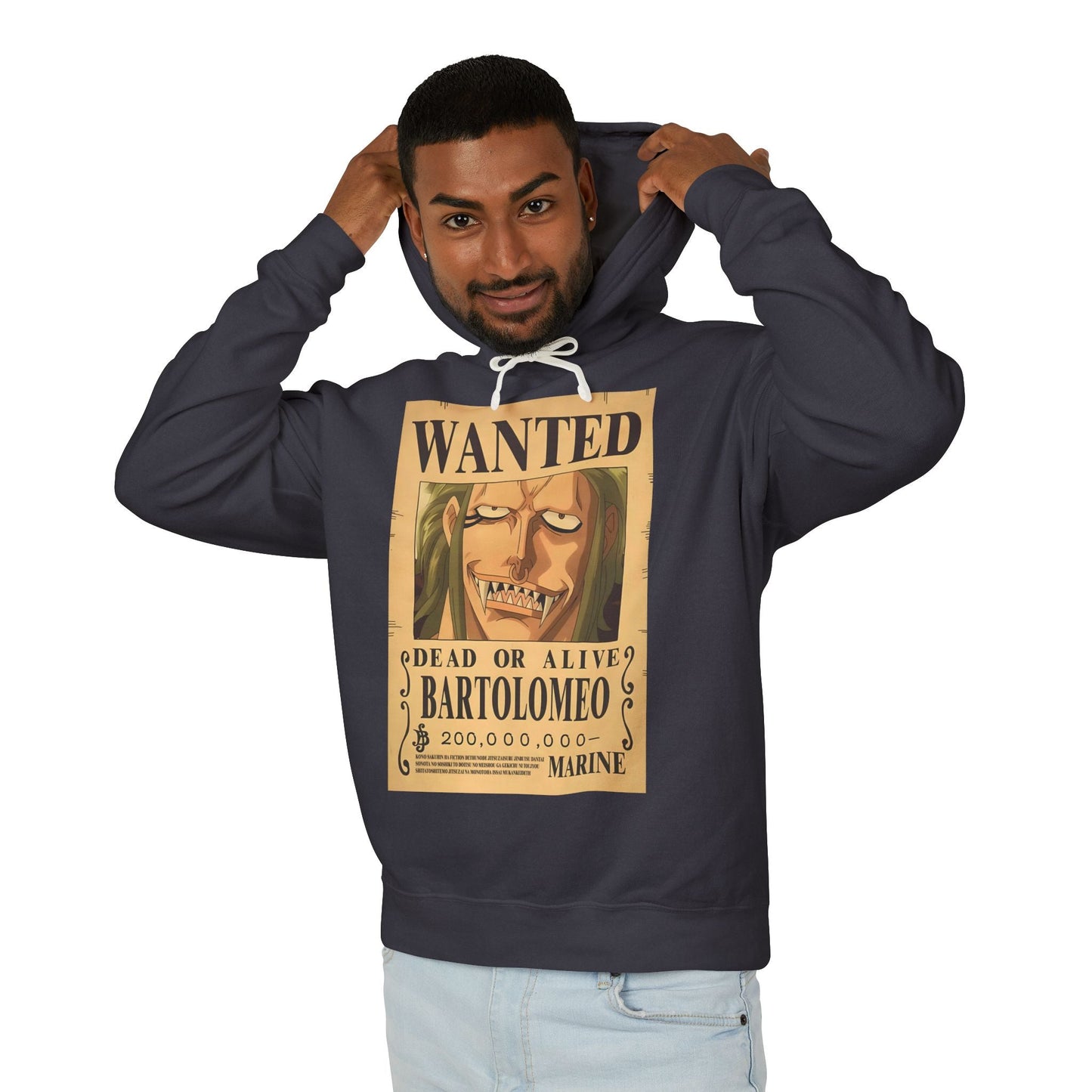 Bartolomeo Wanted Poster Men's Hoodie – One Piece Design Printify
