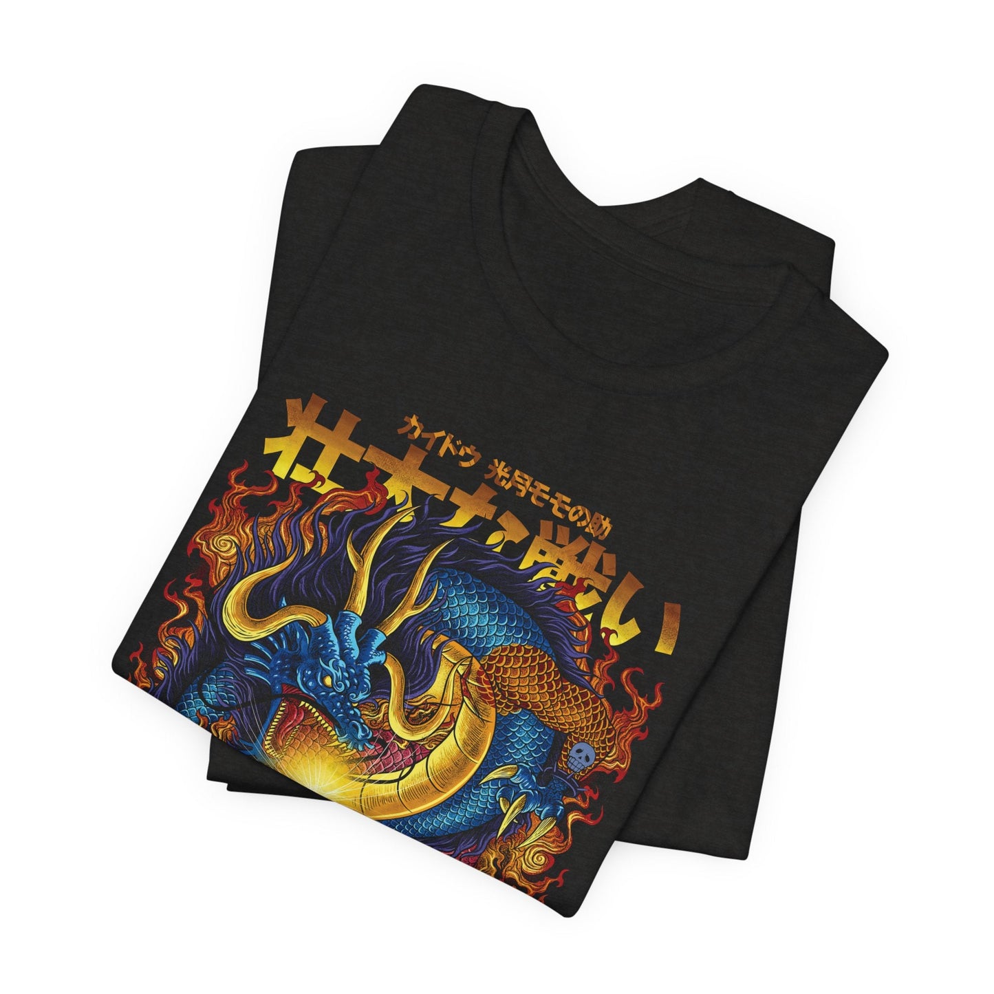 Kaido vs Momonosuke Dragon Clash Tee – One Piece Wano Arc Battle Printify