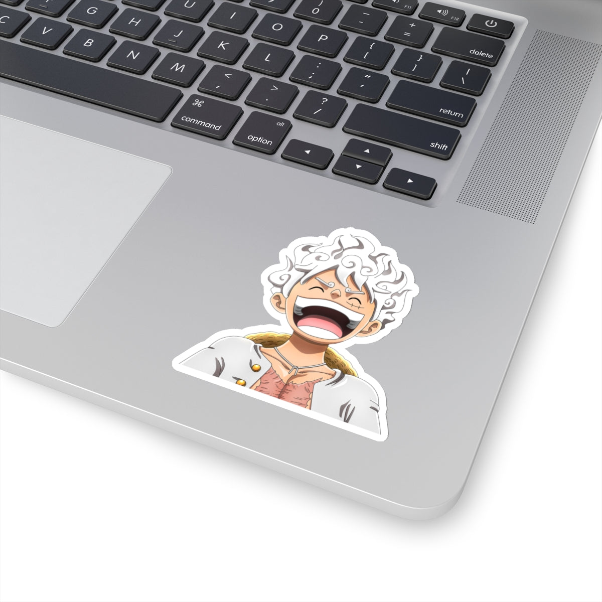Luffy Gear 5 Joyful Expression Kiss-Cut Sticker – Embrace the Fun