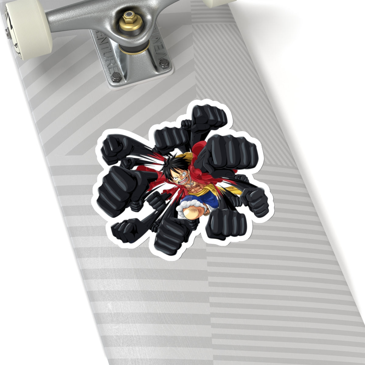 Luffy Gear Second Action Kiss-Cut Sticker – Explosive Power Unleashed