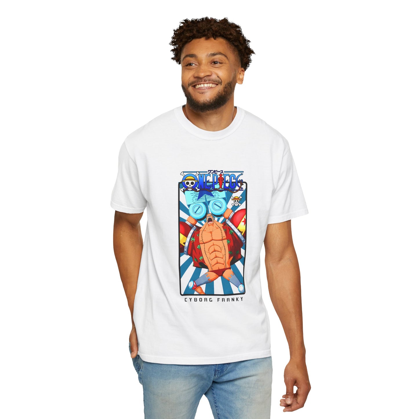 Garment-Dyed Franky T-Shirt – One Piece Super Shipwright