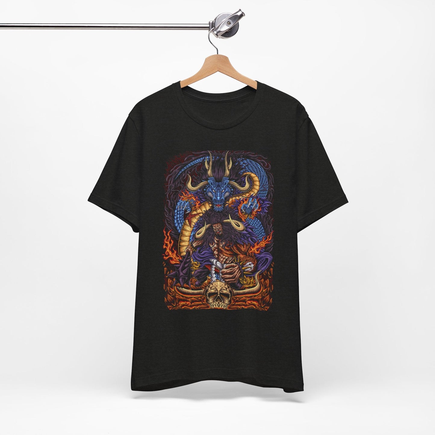 Kaido Dragon King Tee – One Piece Yonko Power T-Shirt Printify