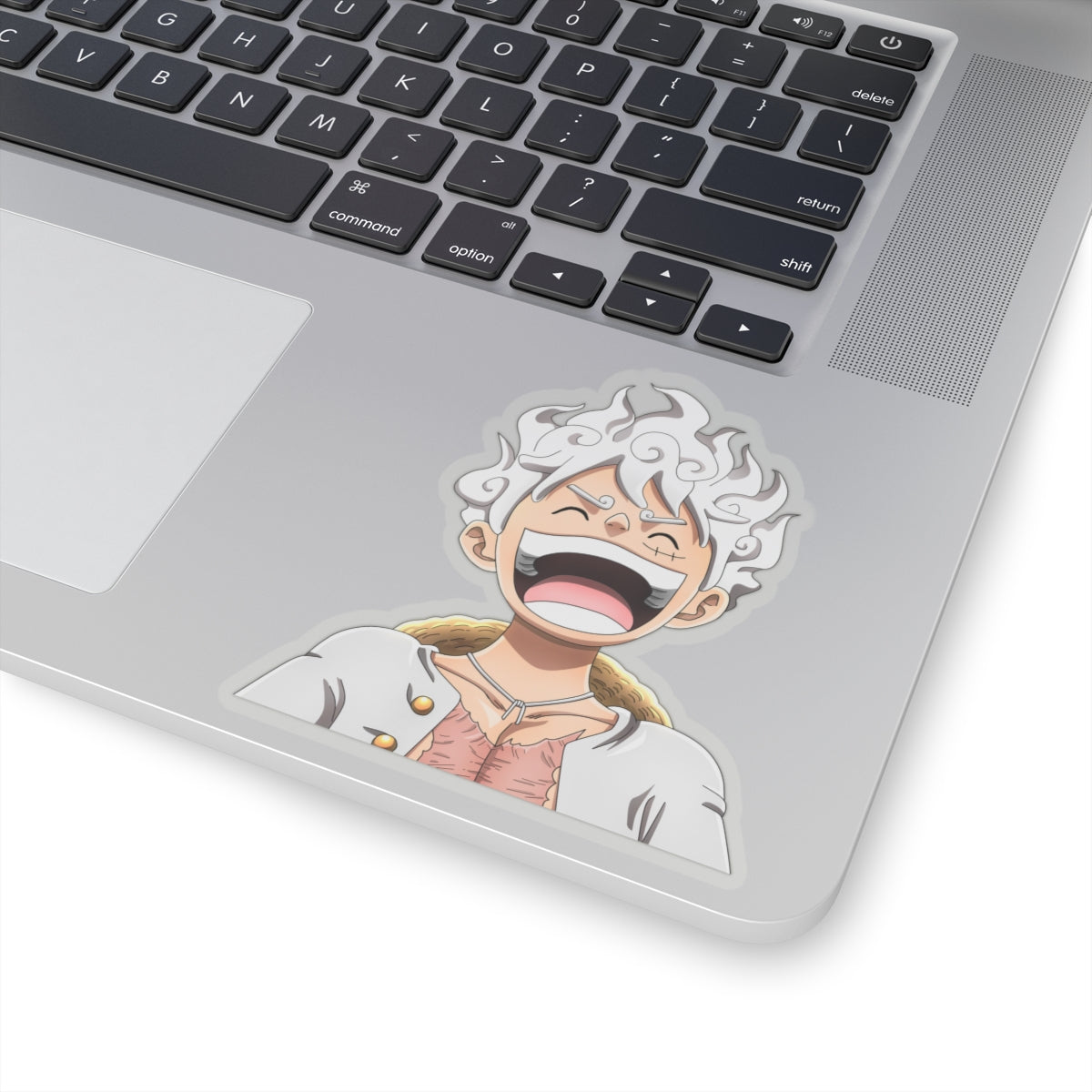 Luffy Gear 5 Joyful Expression Kiss-Cut Sticker – Embrace the Fun