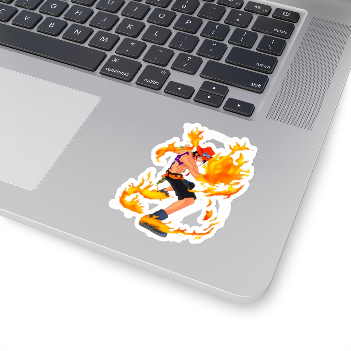 Portgas D. Ace Fire Fist Kiss-Cut Sticker – Flames of the Pirate King