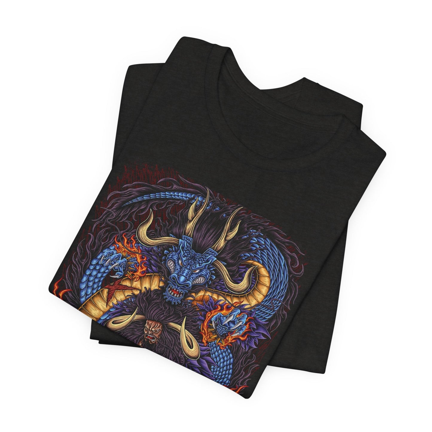 Kaido Dragon King Tee – One Piece Yonko Power T-Shirt Printify