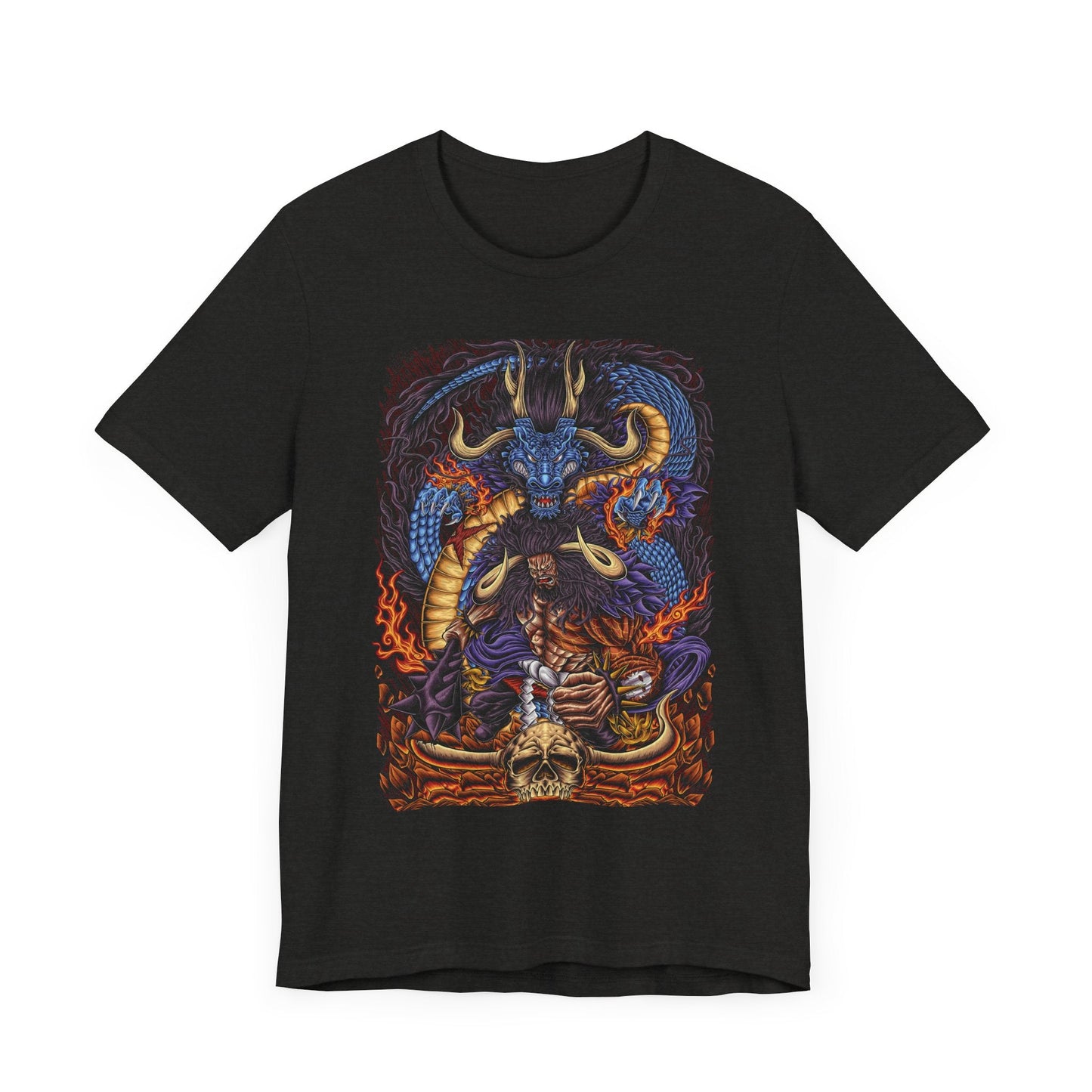 Kaido Dragon King Tee – One Piece Yonko Power T-Shirt Printify
