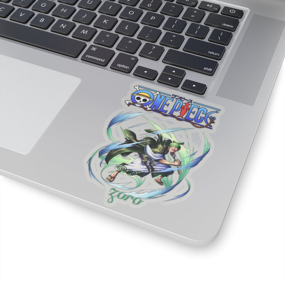 Roronoa Zoro Kiss-Cut Vinyl Sticker – Iconic One Piece Design
