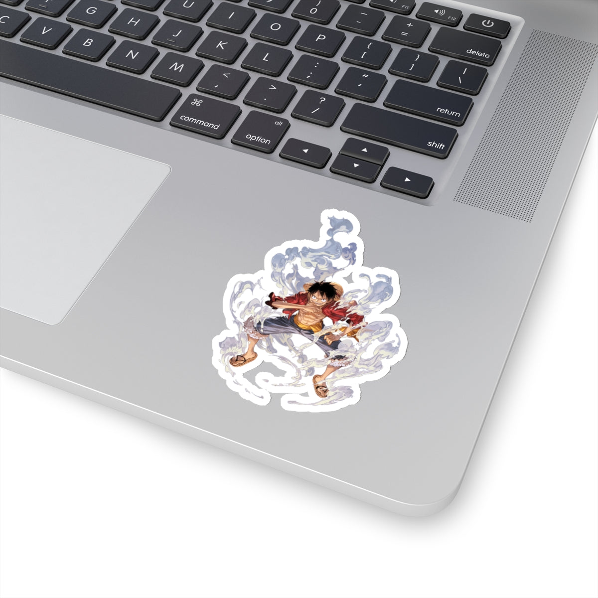 Luffy Battle Aura Kiss-Cut Sticker – The Will of a Pirate King
