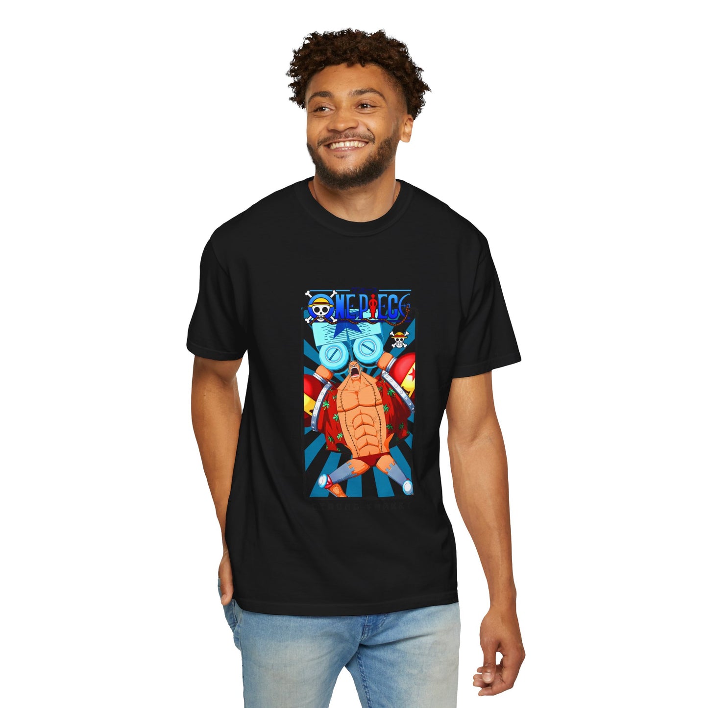 Garment-Dyed Franky T-Shirt – One Piece Super Shipwright