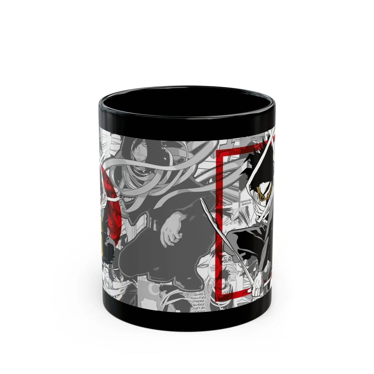 Eraser Head Anime Black Ceramic Mug