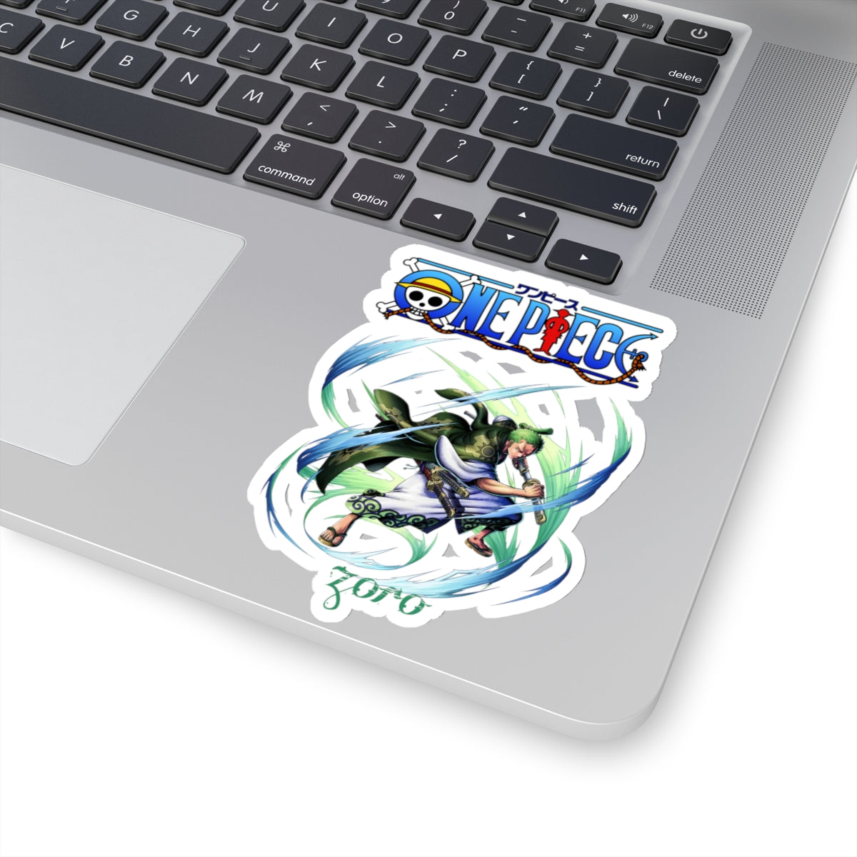 Roronoa Zoro Kiss-Cut Vinyl Sticker – Iconic One Piece Design