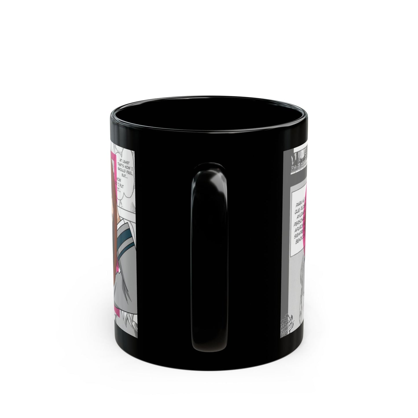 Ochaco Uraraka Black Ceramic Mug - My Hero Academia Fan Favourite Printify