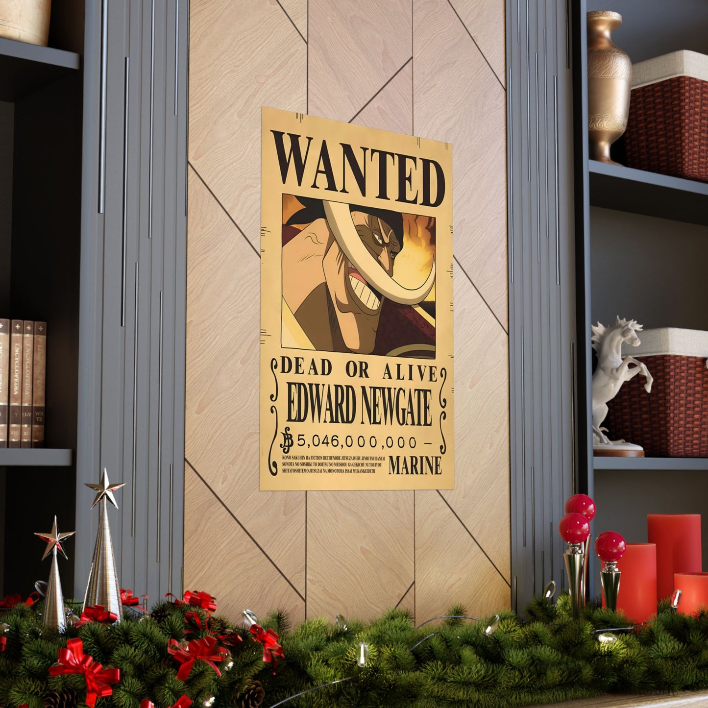 One Piece Edward Newgate Wanted Poster - Premium Matte Art Print