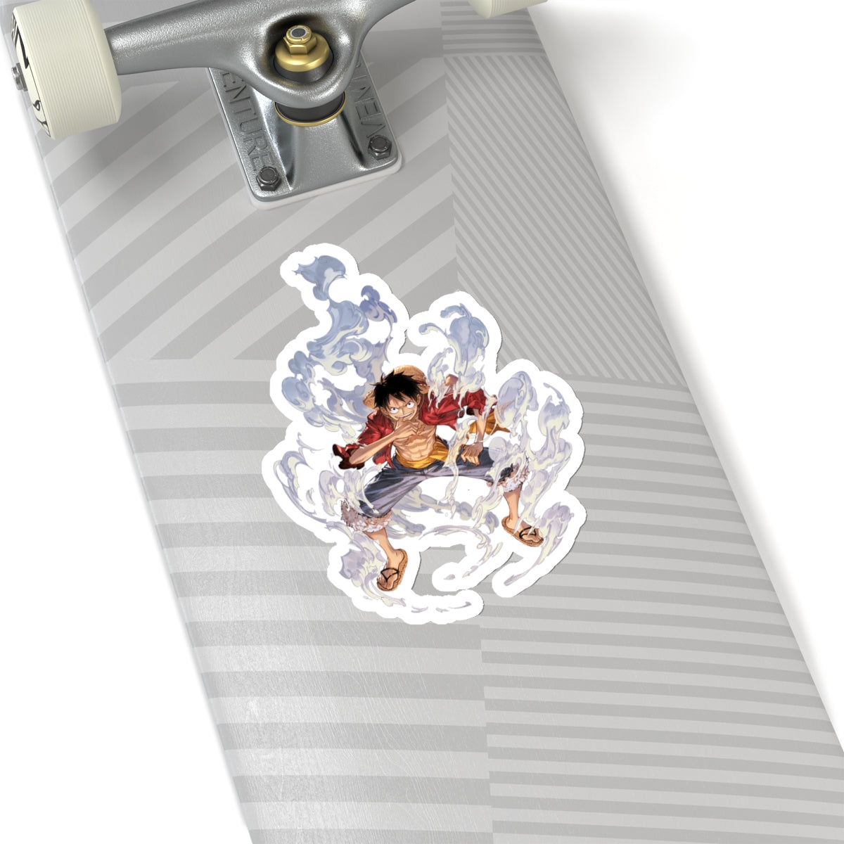 Luffy Battle Aura Kiss-Cut Sticker – The Will of a Pirate King