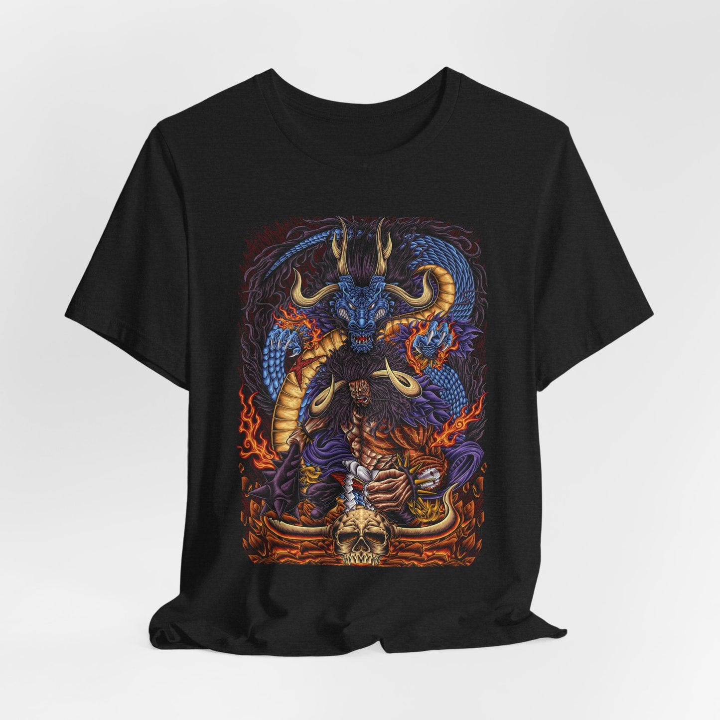Kaido Dragon King Tee – One Piece Yonko Power T-Shirt Printify