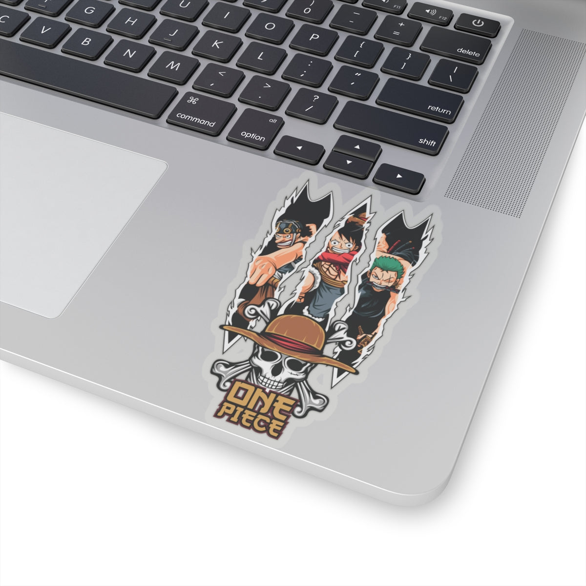 One Piece Trio Kiss-Cut Sticker – Luffy, Zoro & Usopp in Action