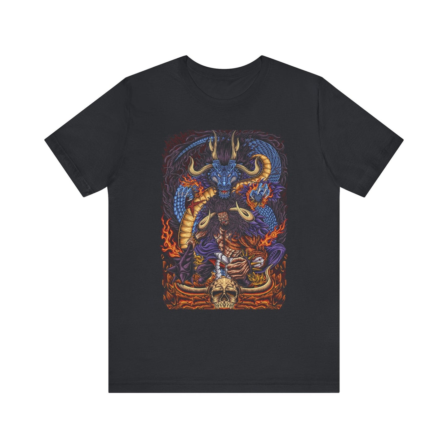 Kaido Dragon King Tee – One Piece Yonko Power T-Shirt Printify