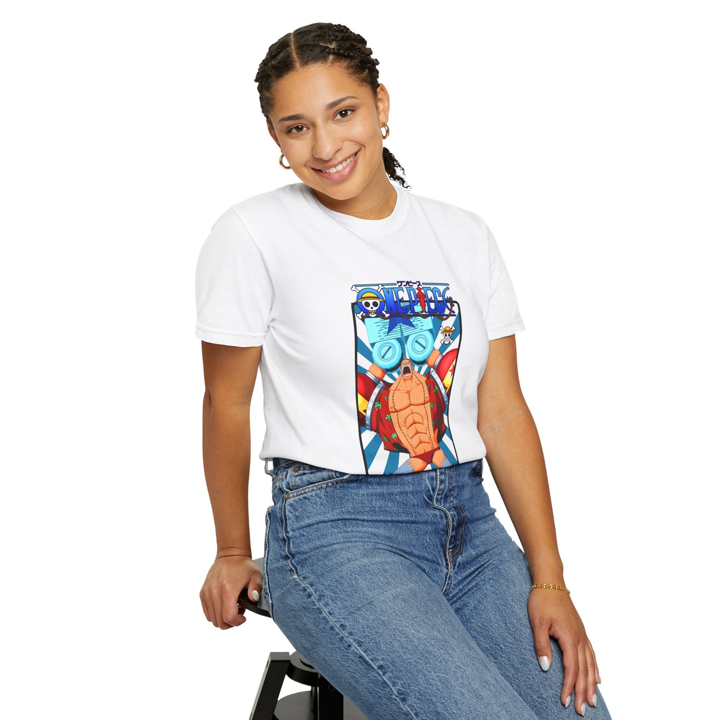 Garment-Dyed Franky T-Shirt – One Piece Super Shipwright