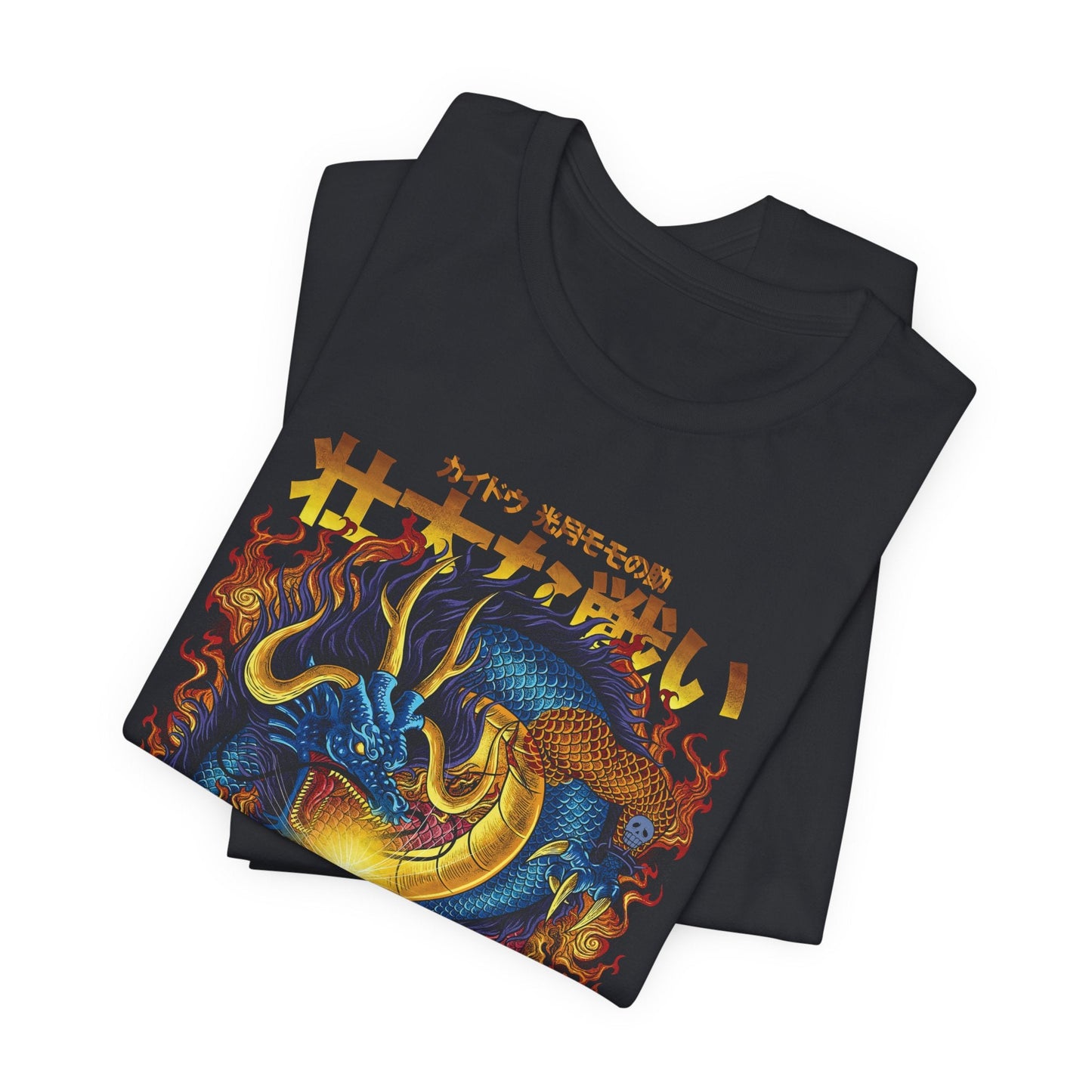 Kaido vs Momonosuke Dragon Clash Tee – One Piece Wano Arc Battle Printify