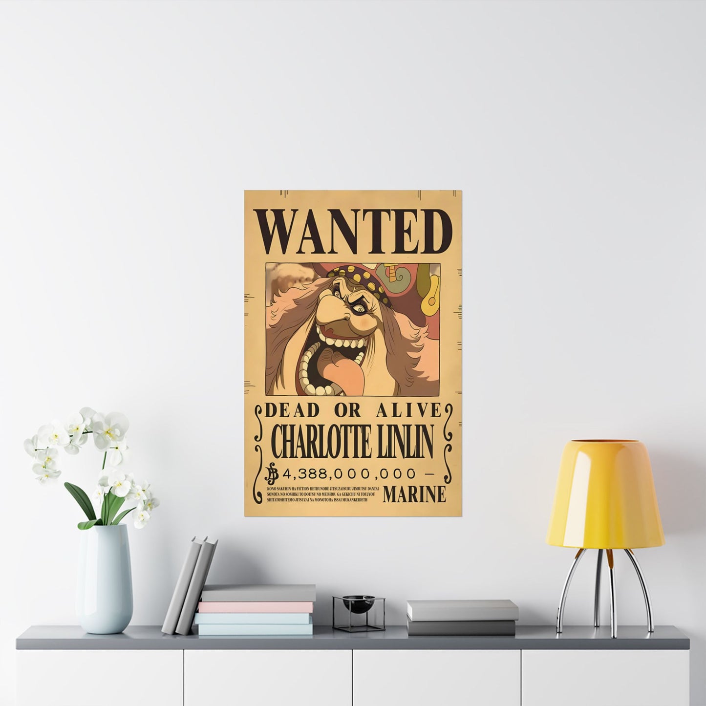 One Piece Big Mom Wanted Poster - Premium Matte Art Print