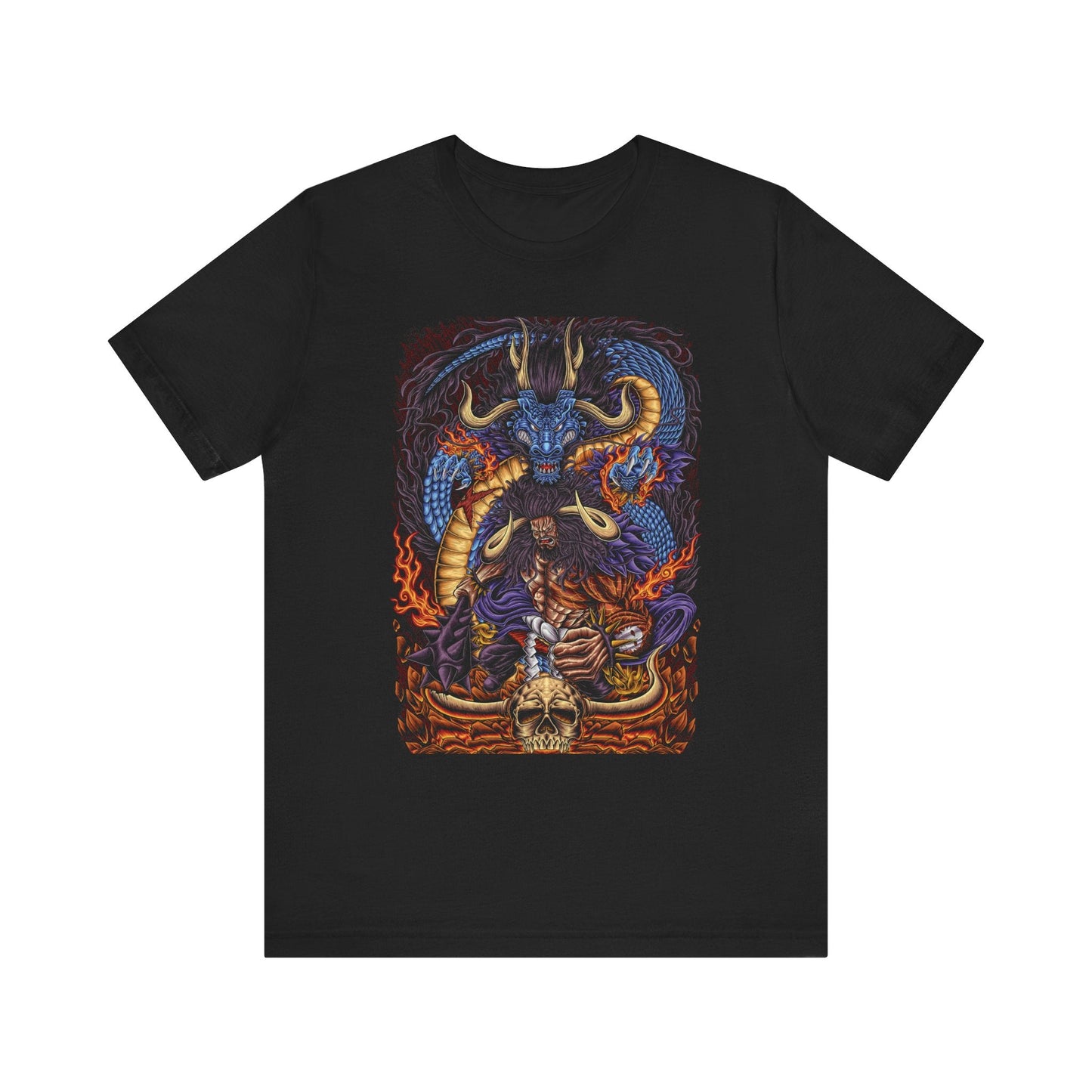 Kaido Dragon King Tee – One Piece Yonko Power T-Shirt Printify