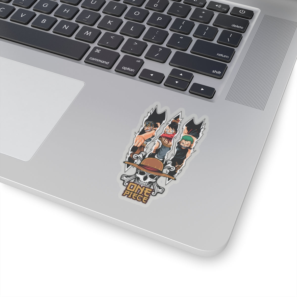 One Piece Trio Kiss-Cut Sticker – Luffy, Zoro & Usopp in Action