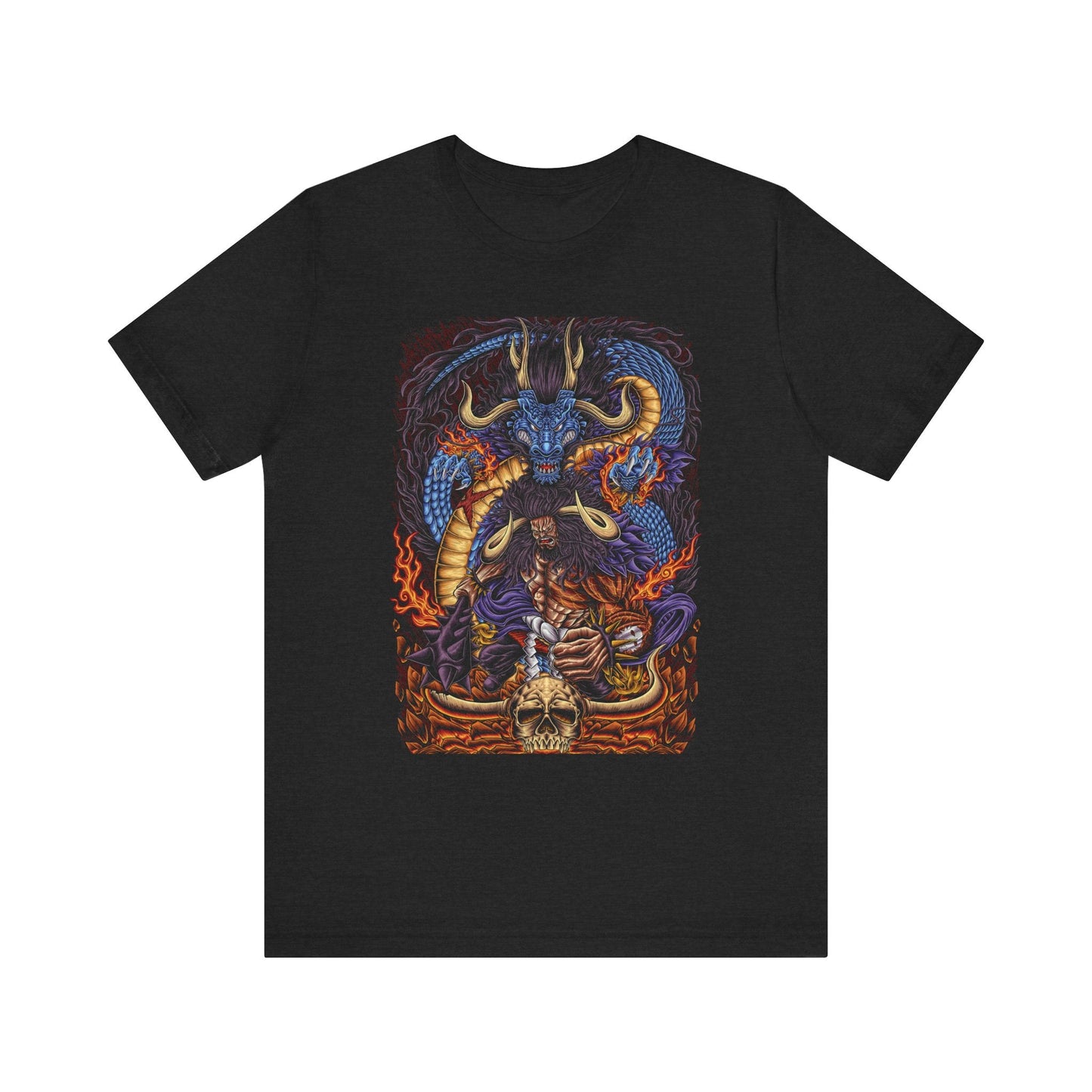 Kaido Dragon King Tee – One Piece Yonko Power T-Shirt Printify