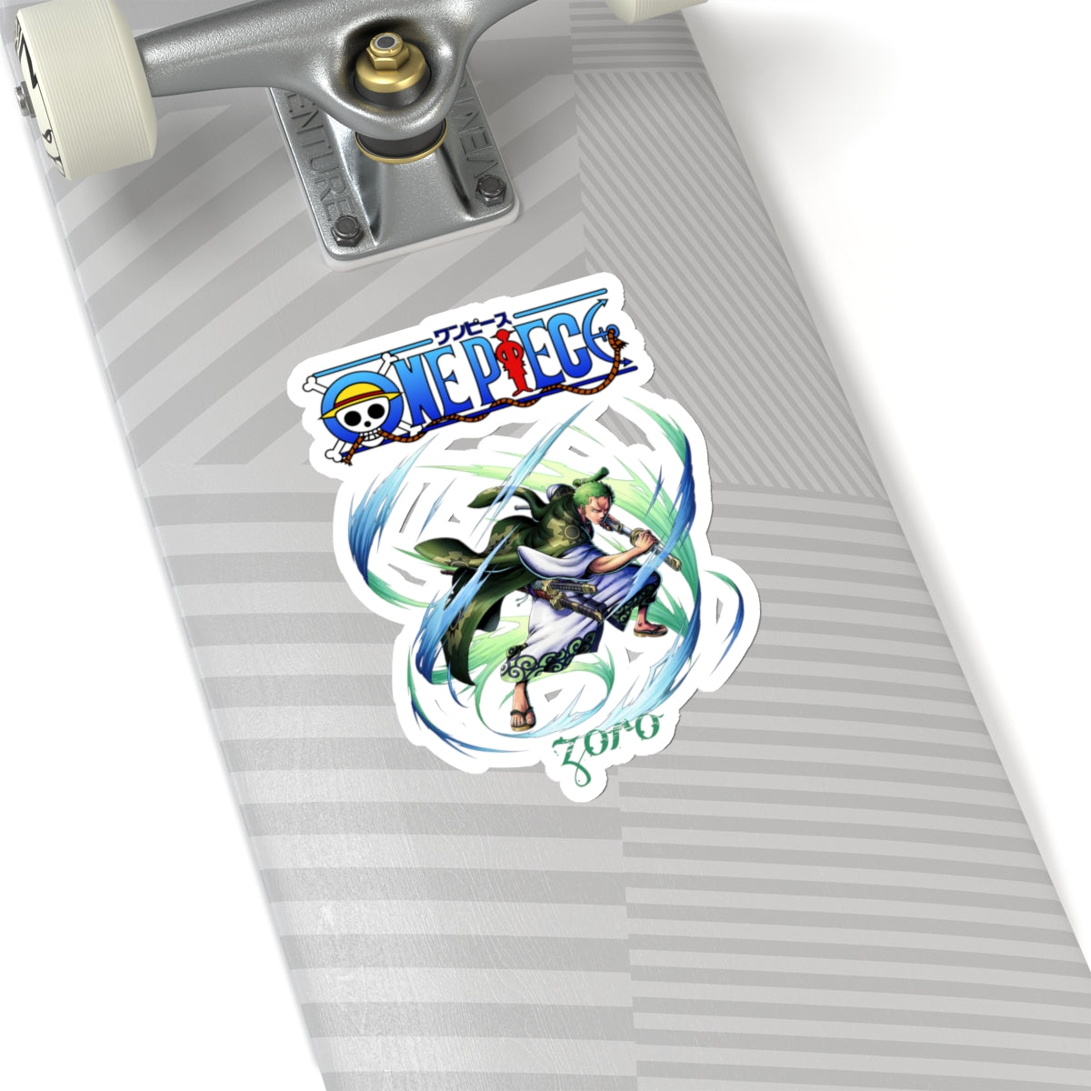 Roronoa Zoro Kiss-Cut Vinyl Sticker – Iconic One Piece Design