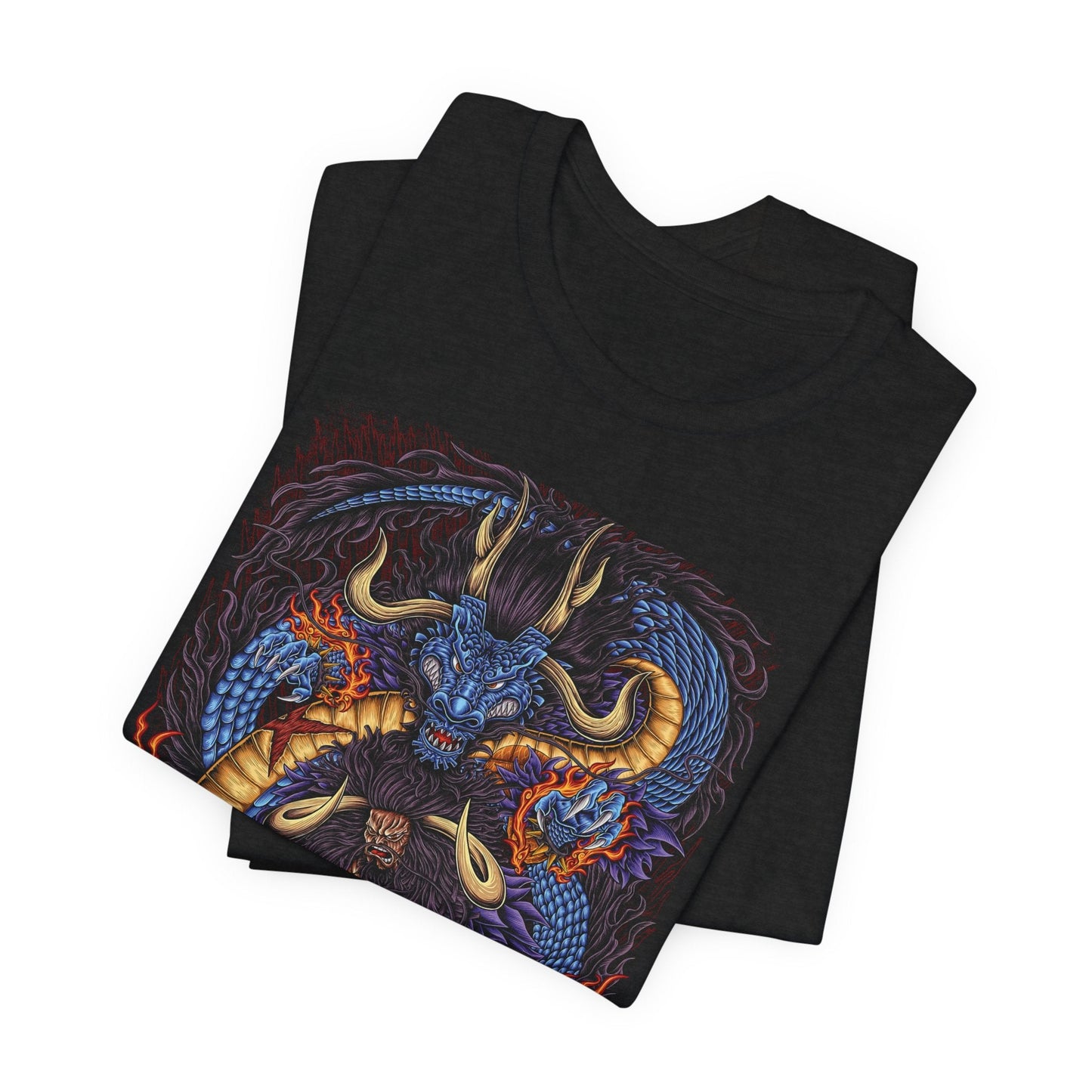 Kaido Dragon King Tee – One Piece Yonko Power T-Shirt Printify