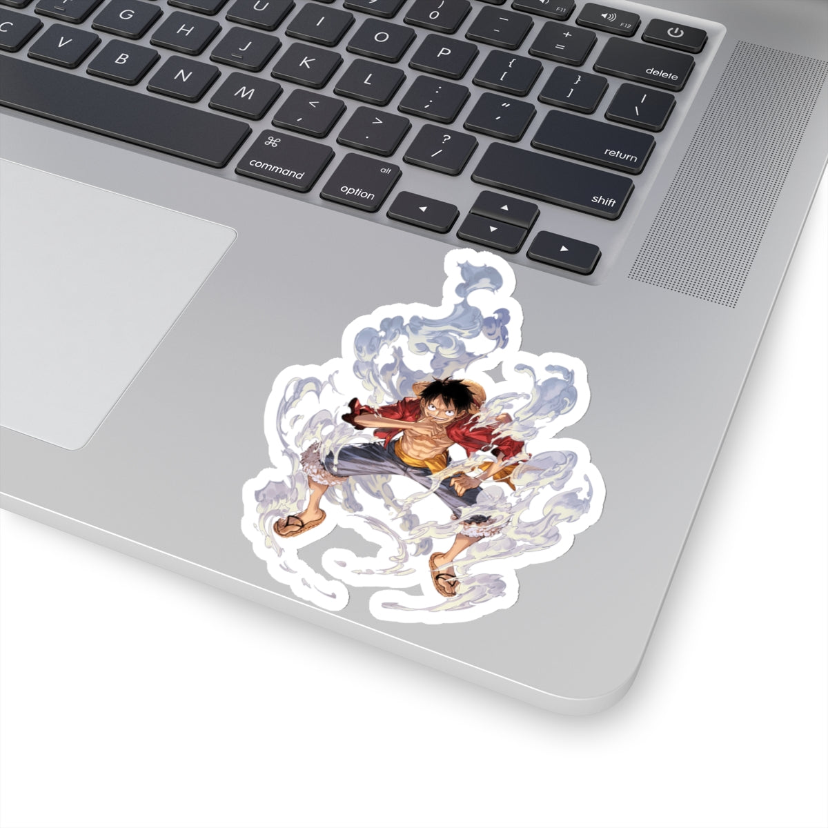 Luffy Battle Aura Kiss-Cut Sticker – The Will of a Pirate King