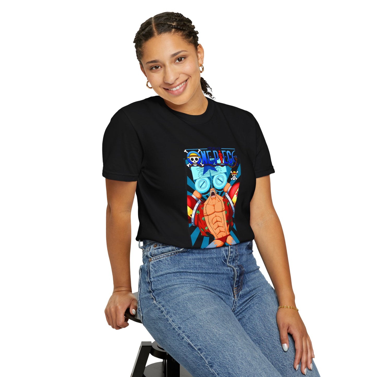 Garment-Dyed Franky T-Shirt – One Piece Super Shipwright