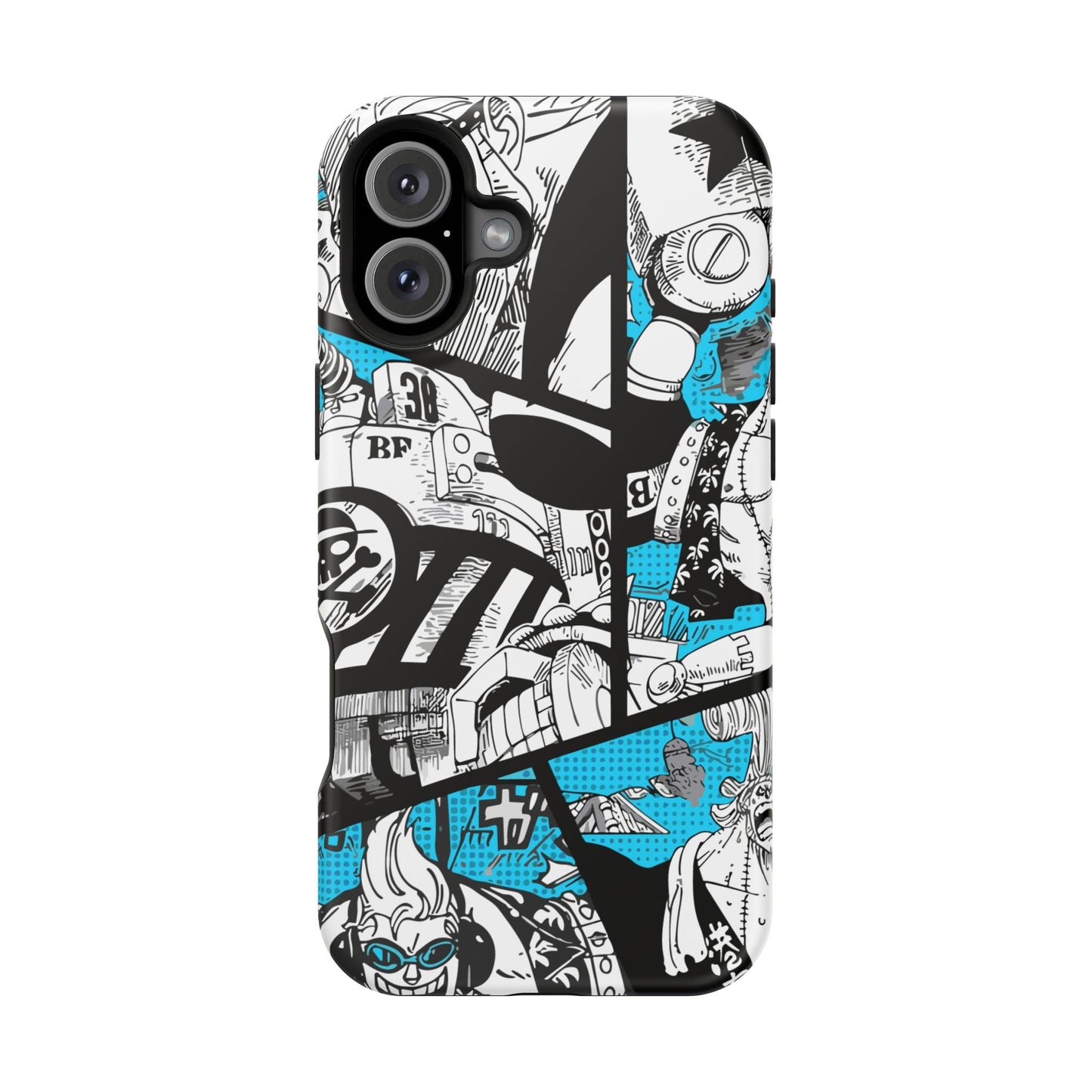 Franky Magnetic Tough iPhone Case – The Cyborg Powerhouse - AnimeKraf.com
