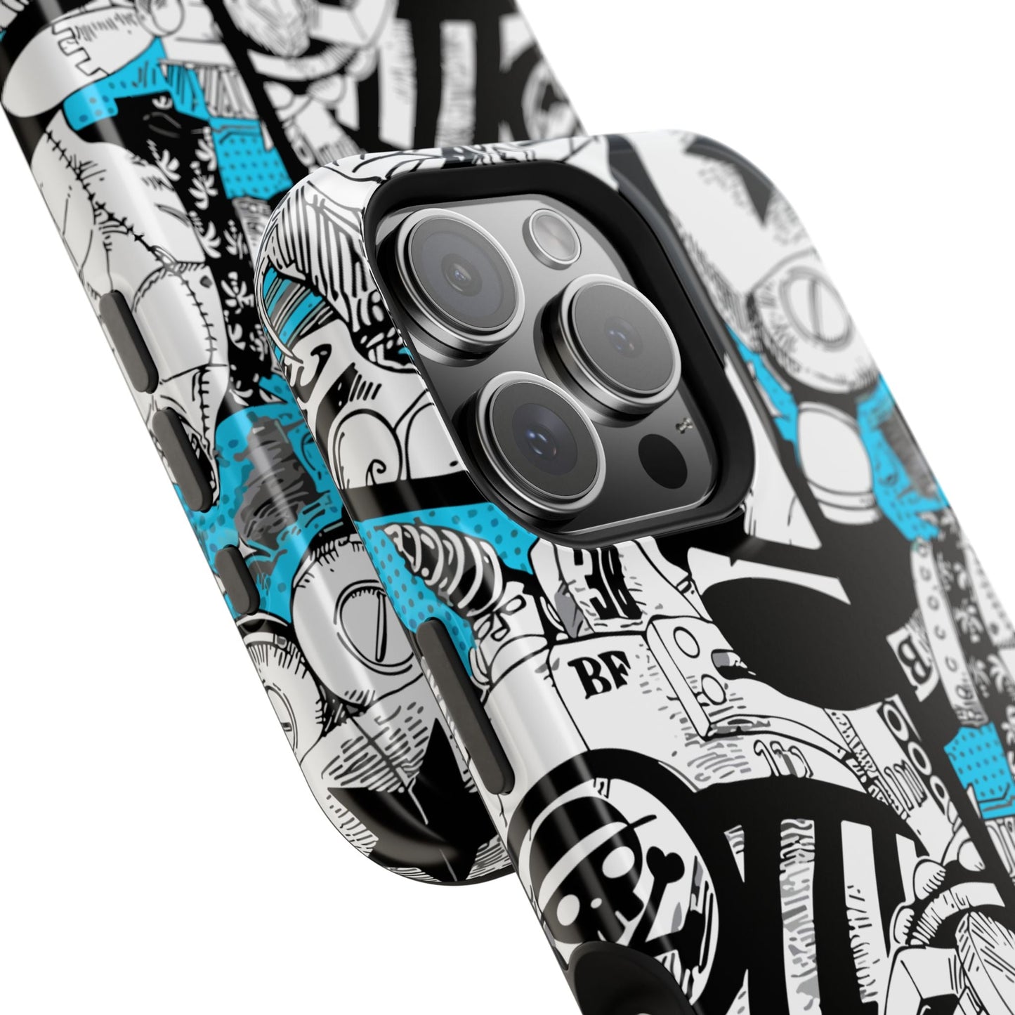 Franky Magnetic Tough iPhone Case – The Cyborg Powerhouse - AnimeKraf.com