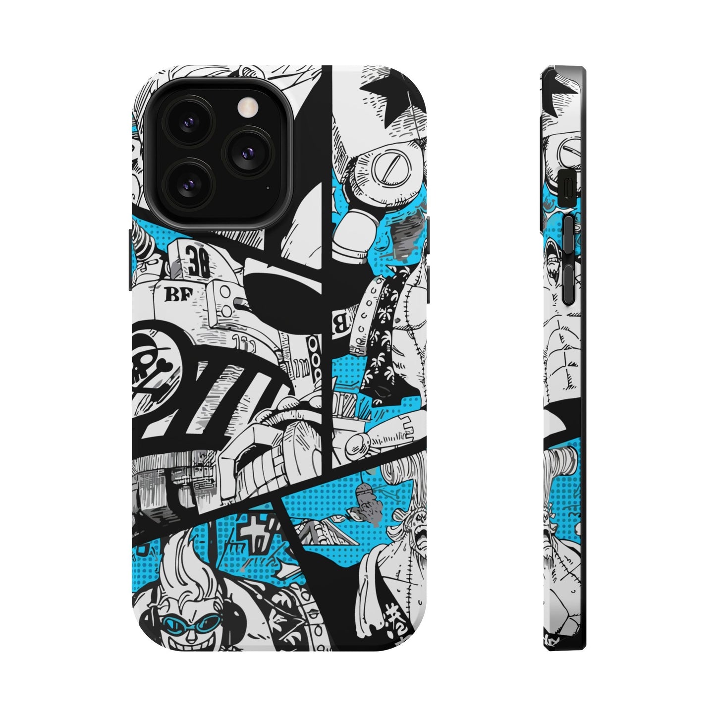 Franky Magnetic Tough iPhone Case – The Cyborg Powerhouse - AnimeKraf.com