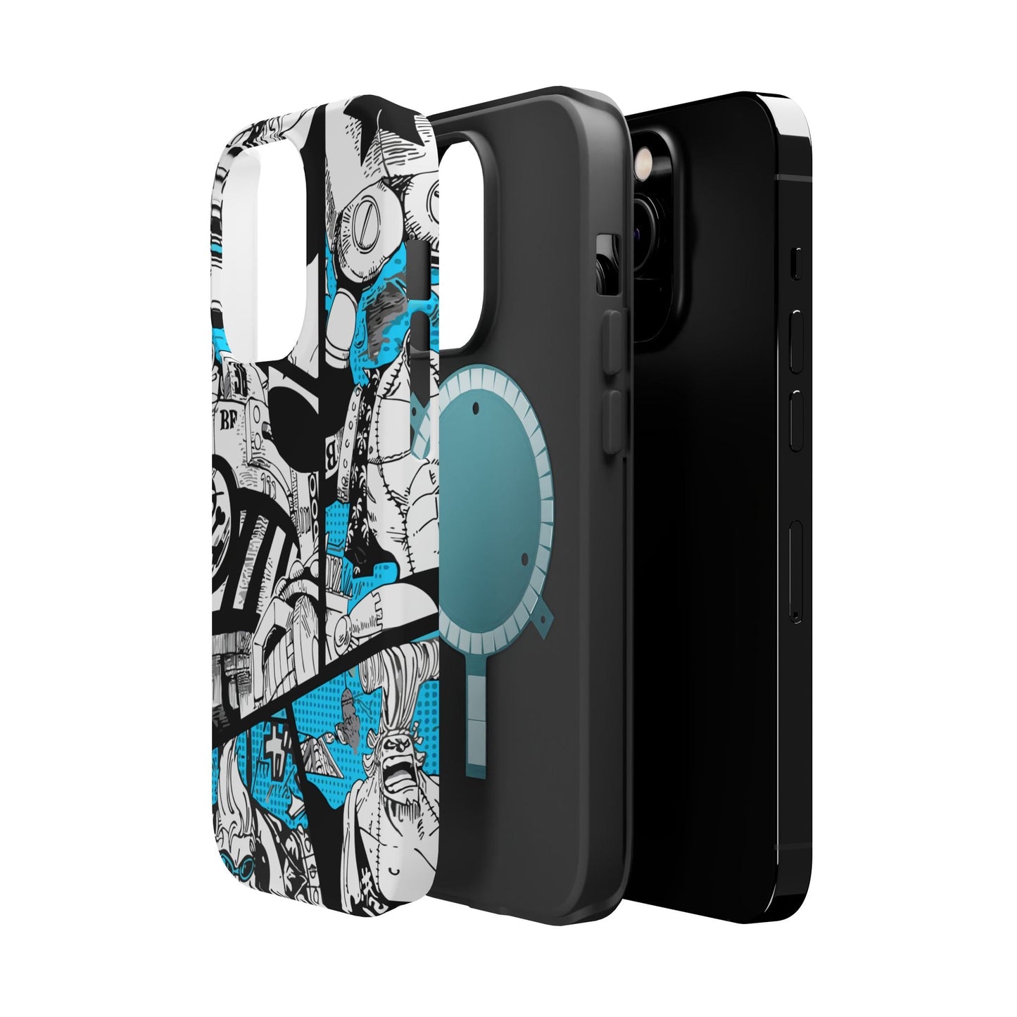 Franky Magnetic Tough iPhone Case – The Cyborg Powerhouse - AnimeKraf.com