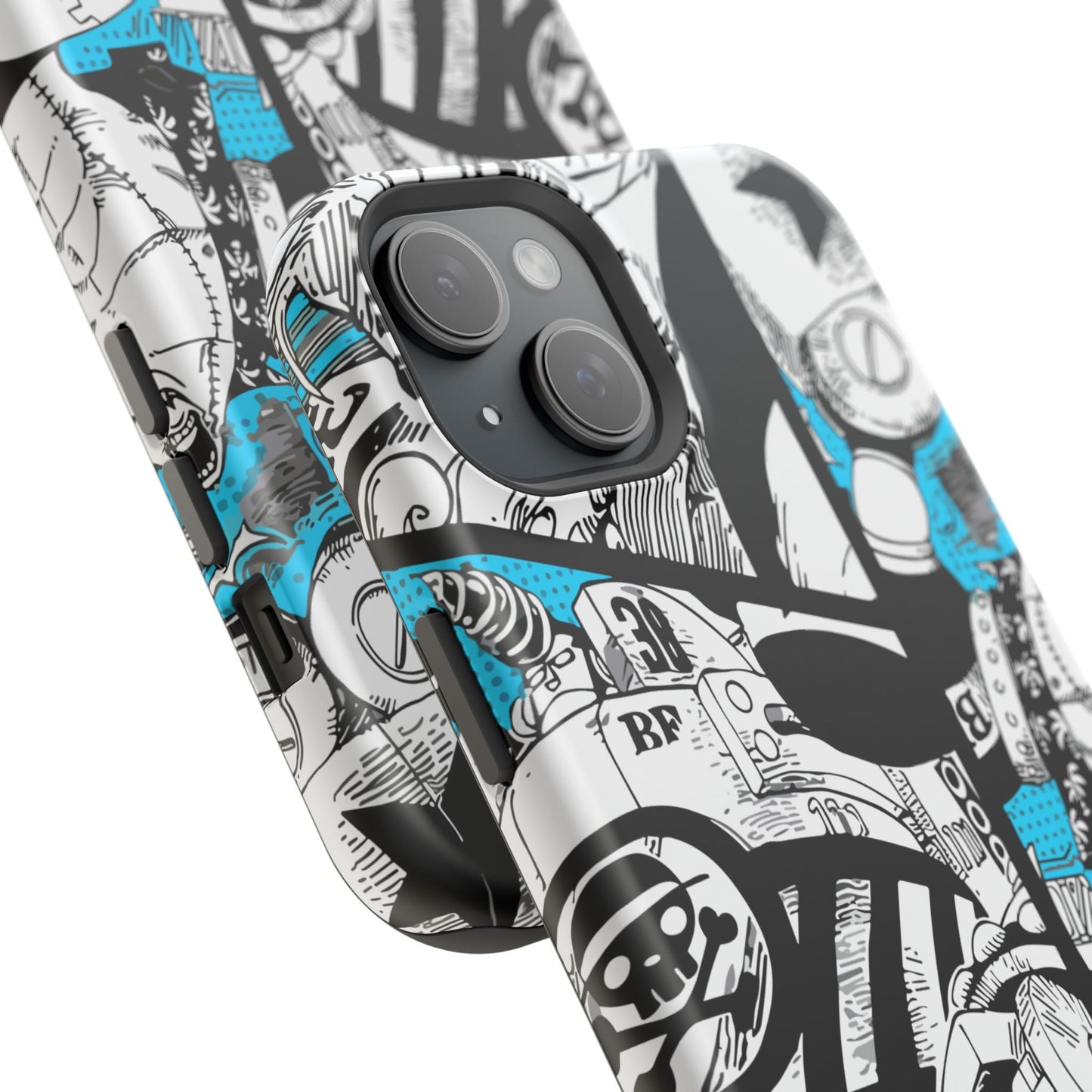 Franky Magnetic Tough iPhone Case – The Cyborg Powerhouse - AnimeKraf.com