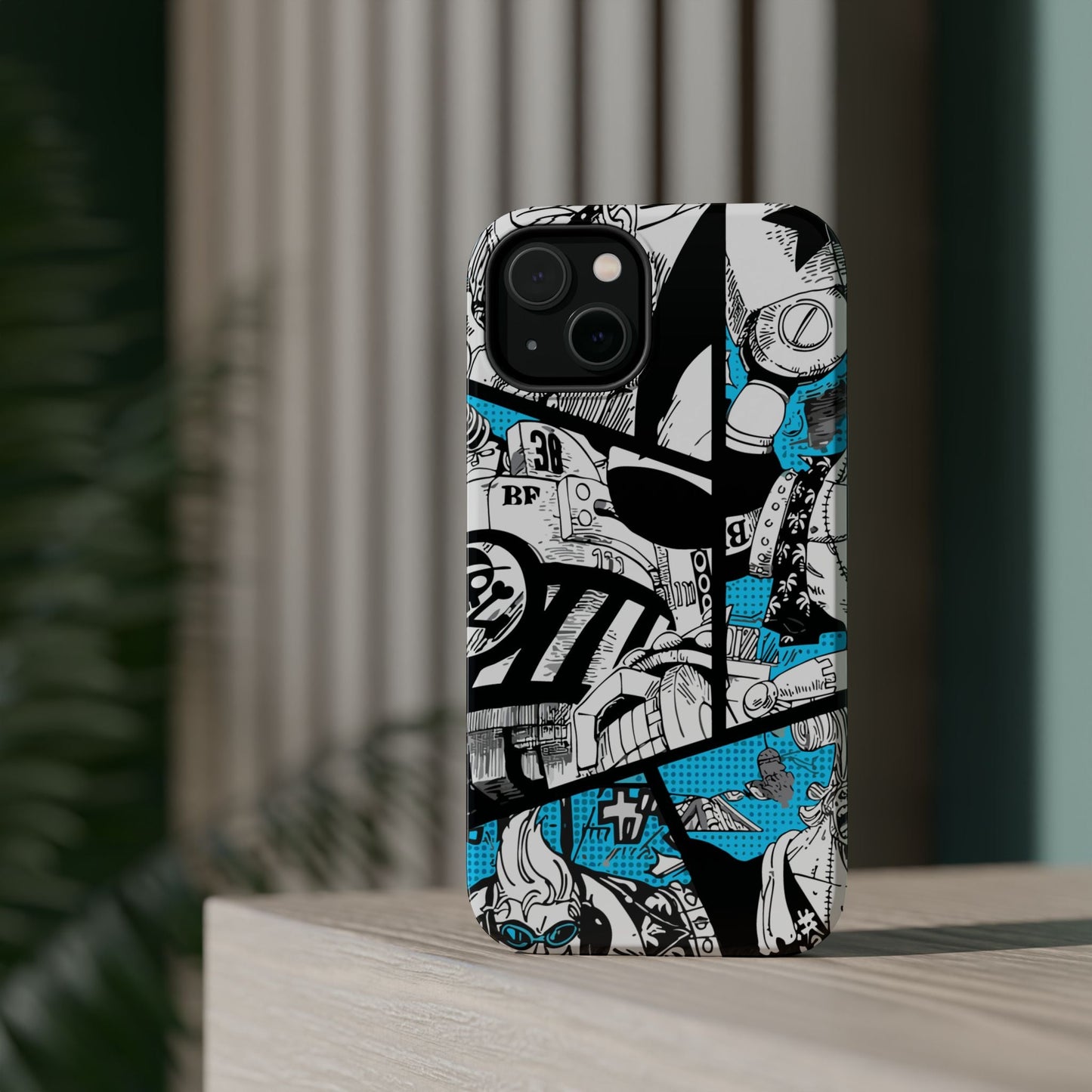 Franky Magnetic Tough iPhone Case – The Cyborg Powerhouse - AnimeKraf.com