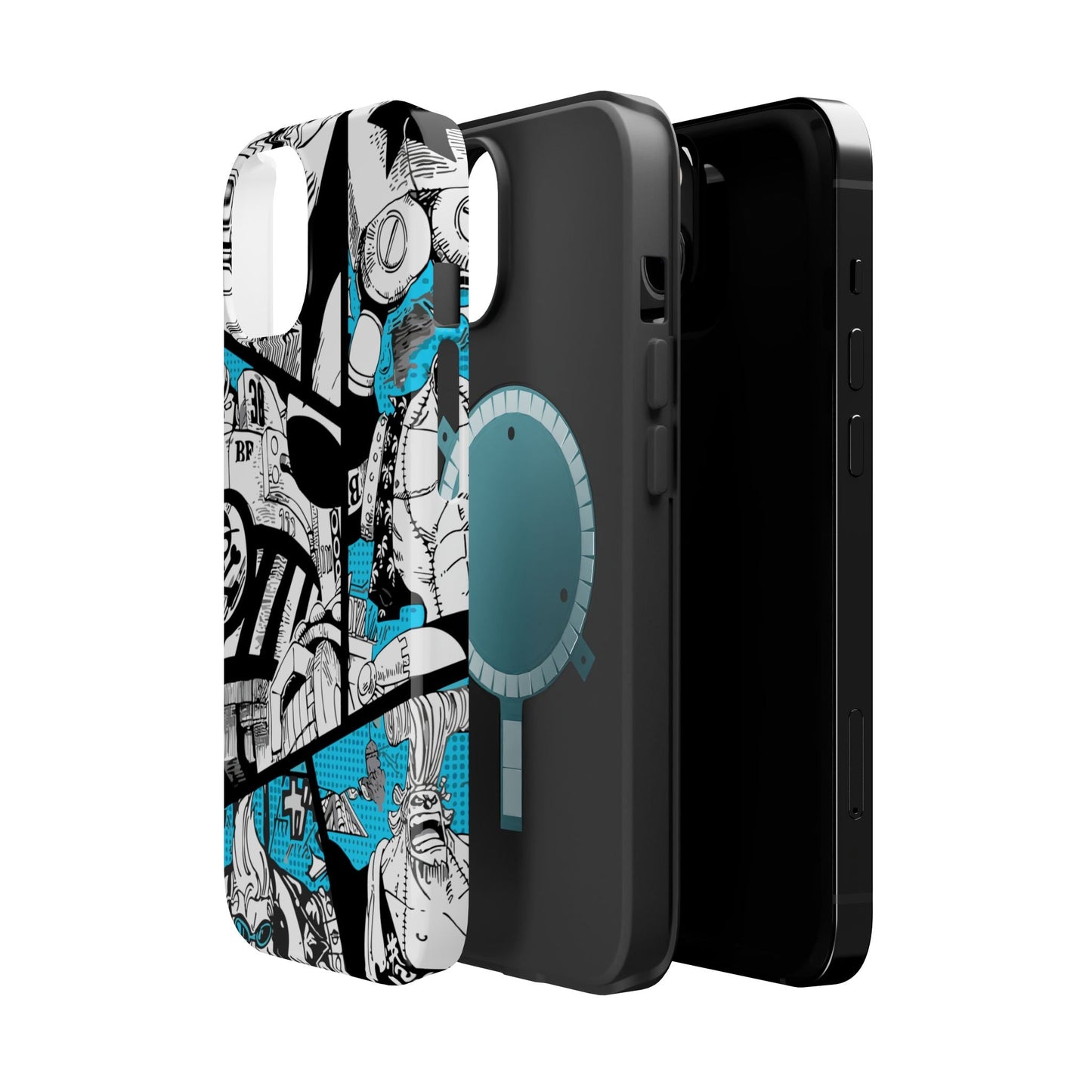Franky Magnetic Tough iPhone Case – The Cyborg Powerhouse - AnimeKraf.com