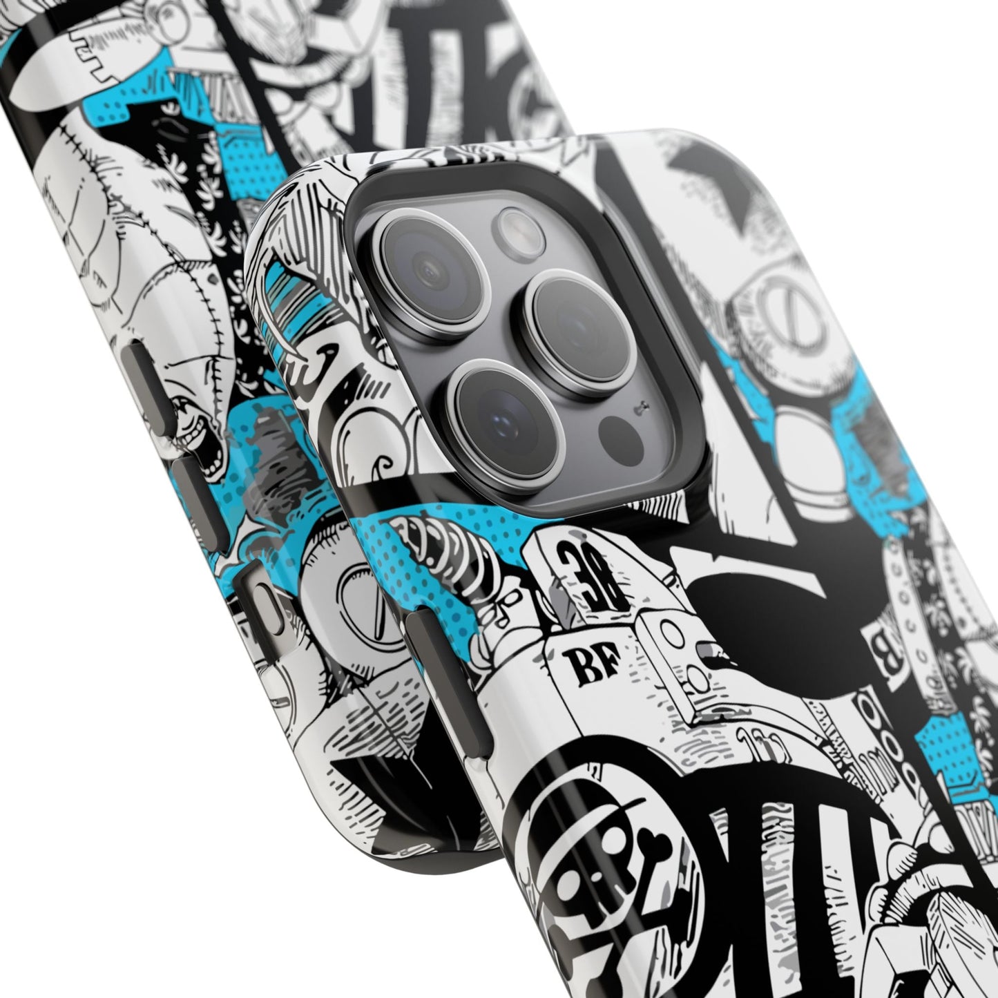 Franky Magnetic Tough iPhone Case – The Cyborg Powerhouse - AnimeKraf.com