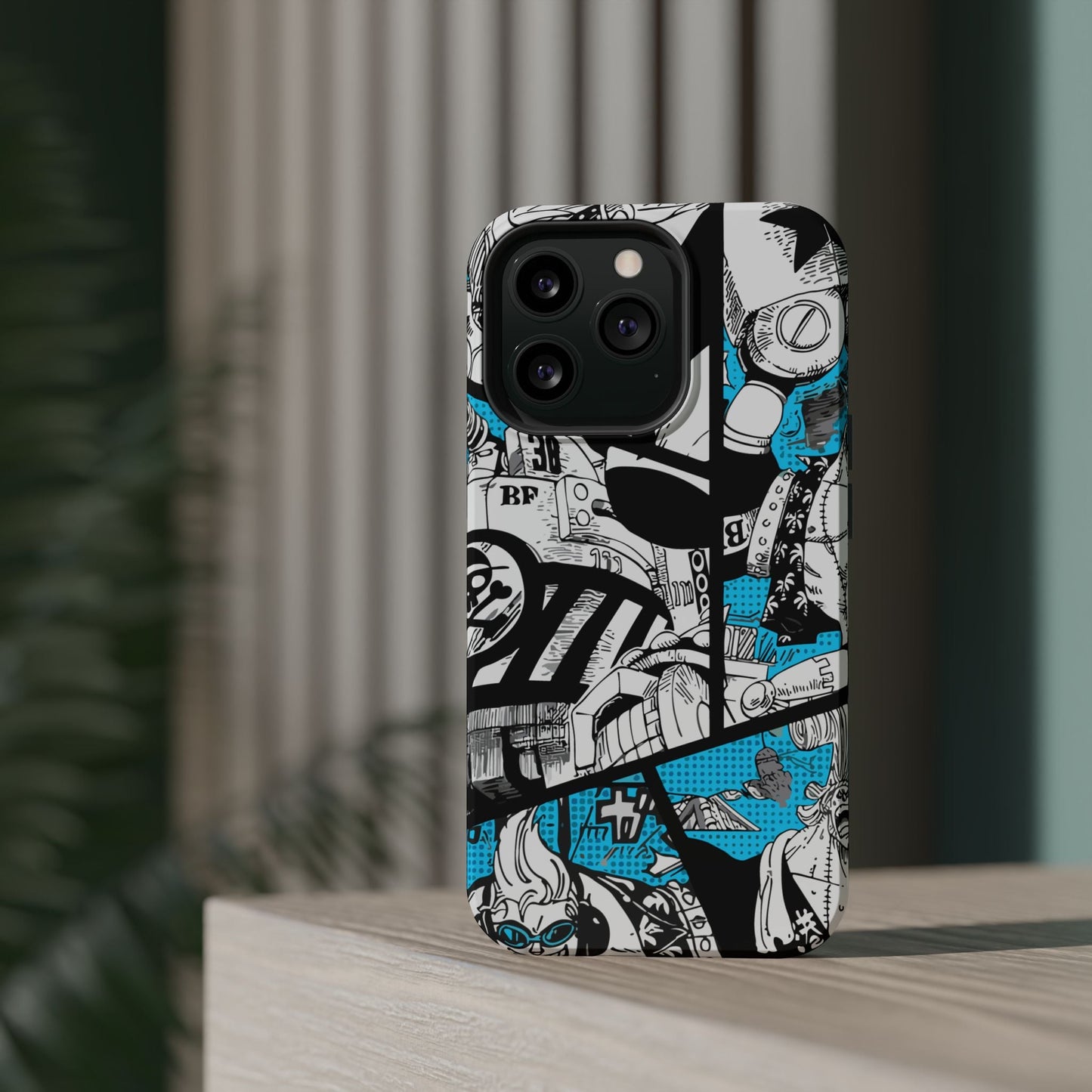 Franky Magnetic Tough iPhone Case – The Cyborg Powerhouse - AnimeKraf.com