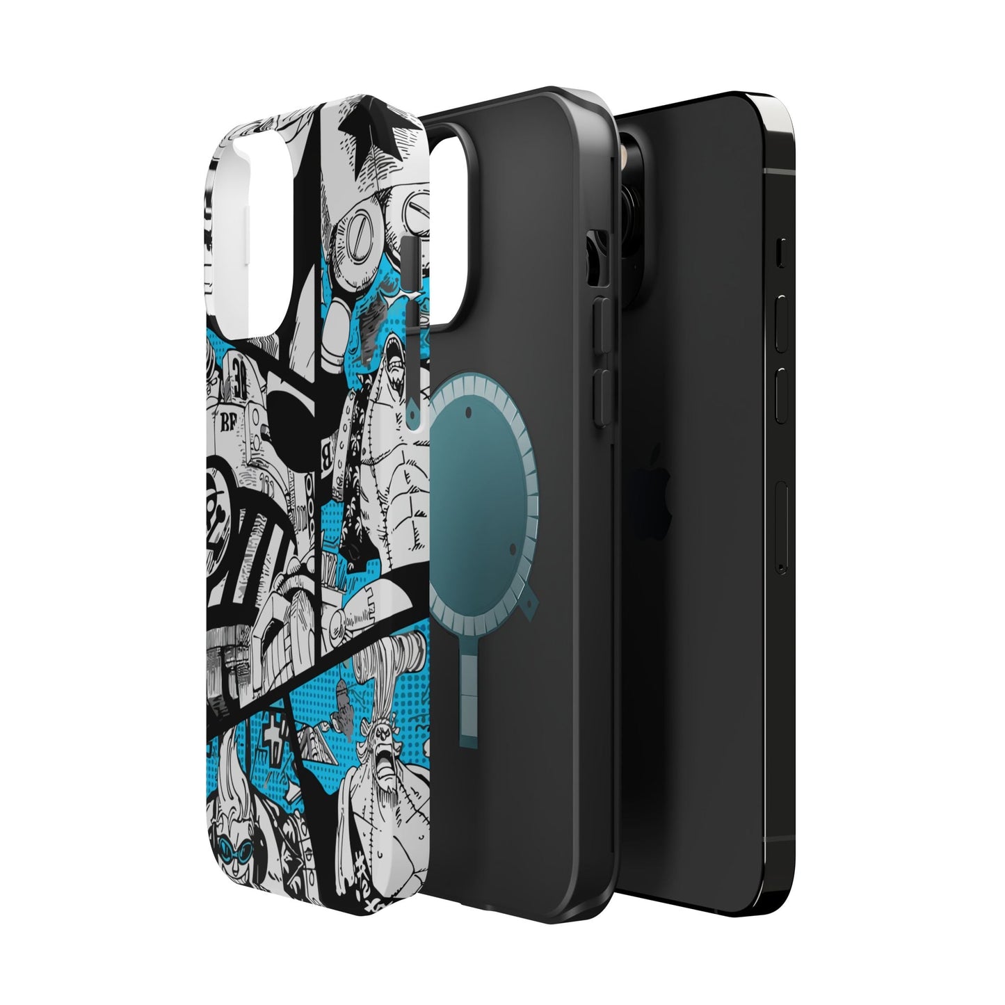 Franky Magnetic Tough iPhone Case – The Cyborg Powerhouse - AnimeKraf.com