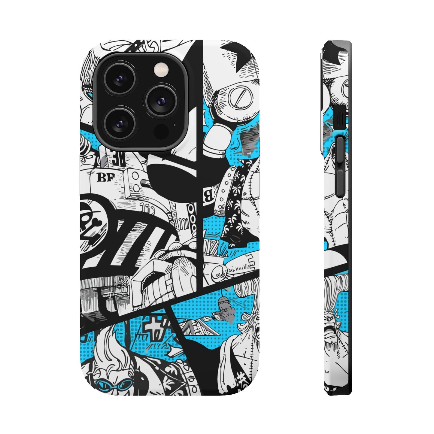 Franky Magnetic Tough iPhone Case – The Cyborg Powerhouse - AnimeKraf.com