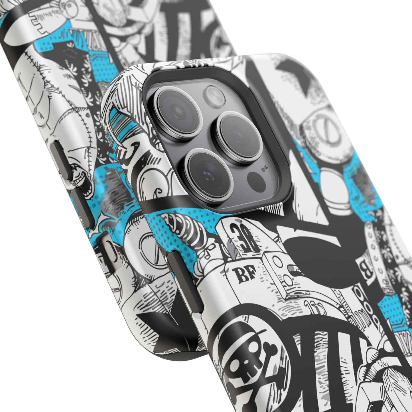 Franky Magnetic Tough iPhone Case – The Cyborg Powerhouse - AnimeKraf.com